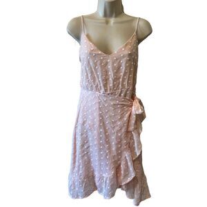 NWOT Gianni Bini‎ Pink Faux Wrap Dress M